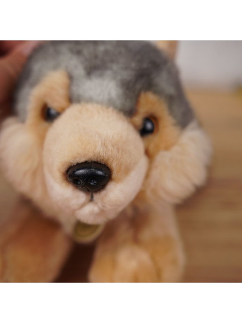 Aurora Miyoni Wolf Plush Stuffed Animal Gray Brown Wild Dog Cute Soft Cuddly 12" - Picture 11 of 12